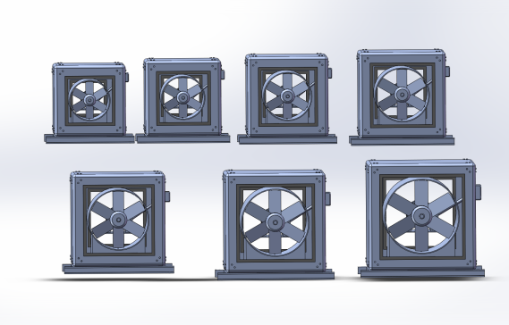 7款JSF-X-GA系列低噪声风机箱