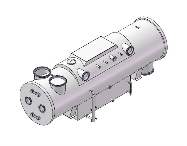 上进汽凝汽器