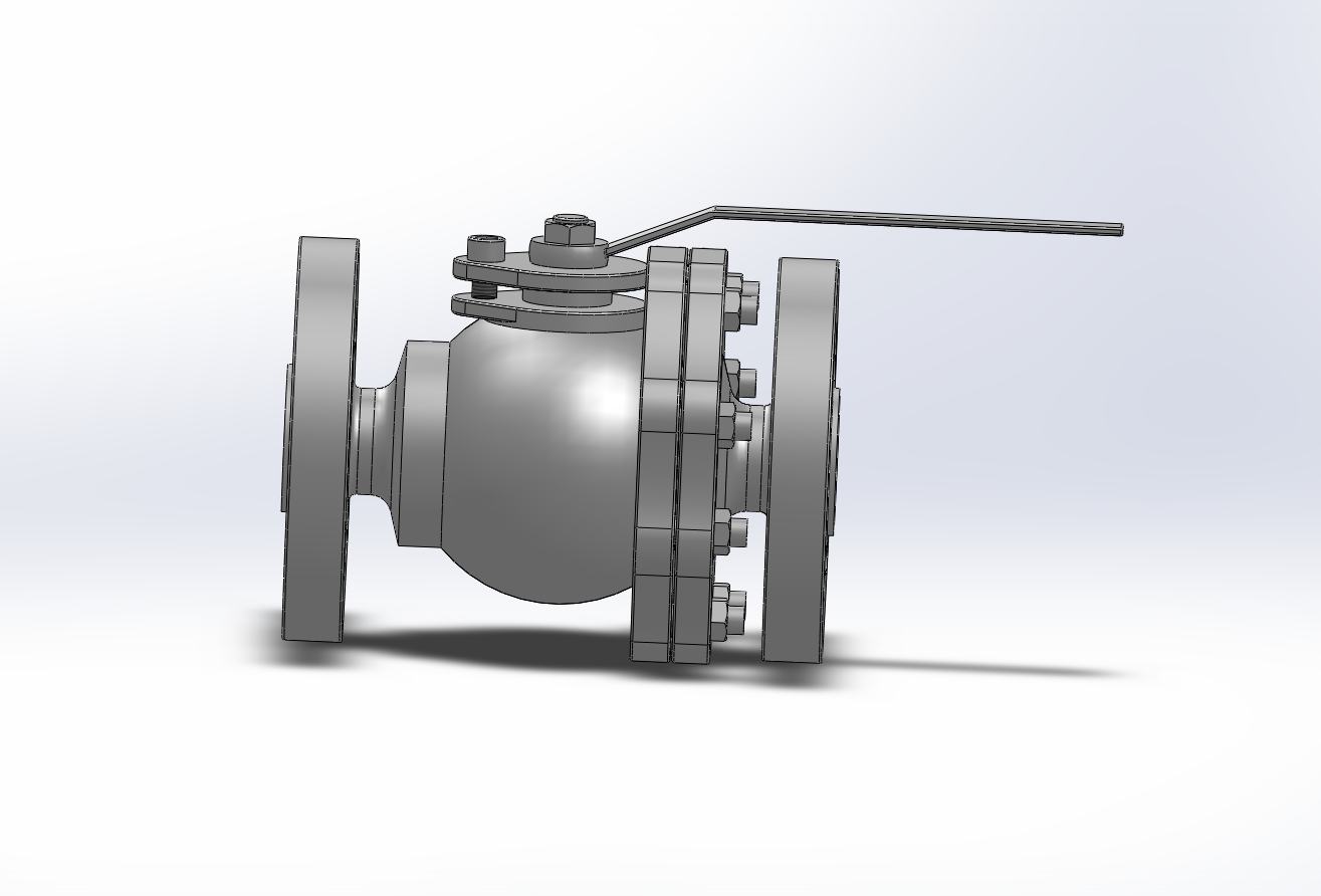 7款手动浮动式铸钢球阀-16