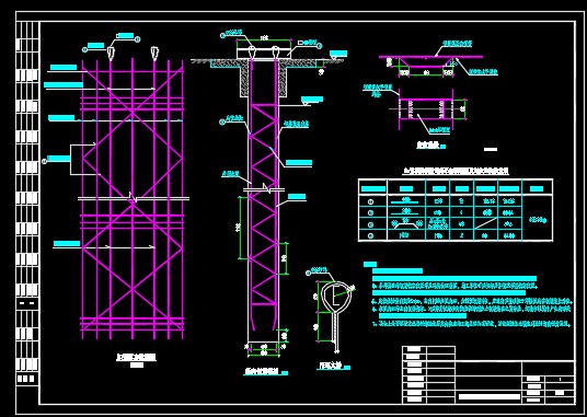 深基坑地下连续墙配筋布置图（CAD）_dwg