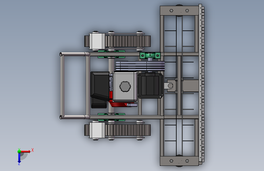 割草机模型sw图MF1042270