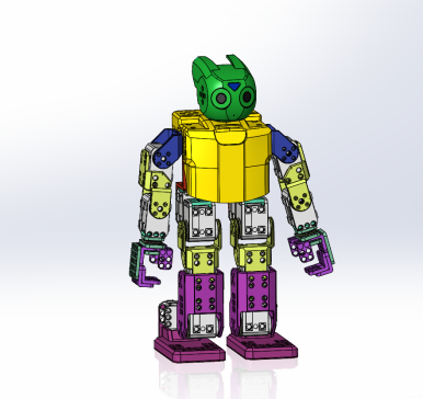 达尔文人形智能开源平台教育双足机器人