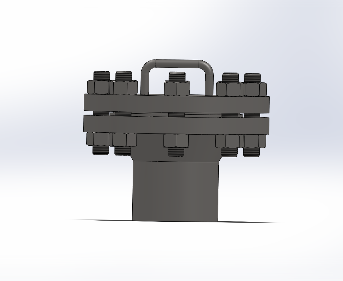 4款凹凸面(MFM型)带颈对焊法兰手孔
