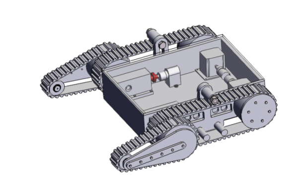履带救援机器人三维＋cad＋说明书