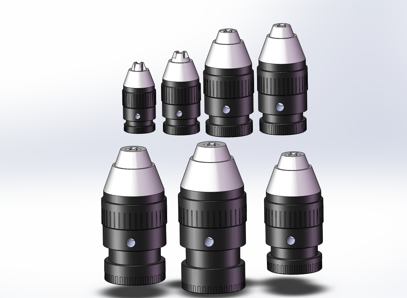 7款自紧式钻夹头重型