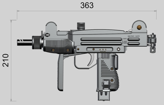 Uzi乌兹Submachine gun