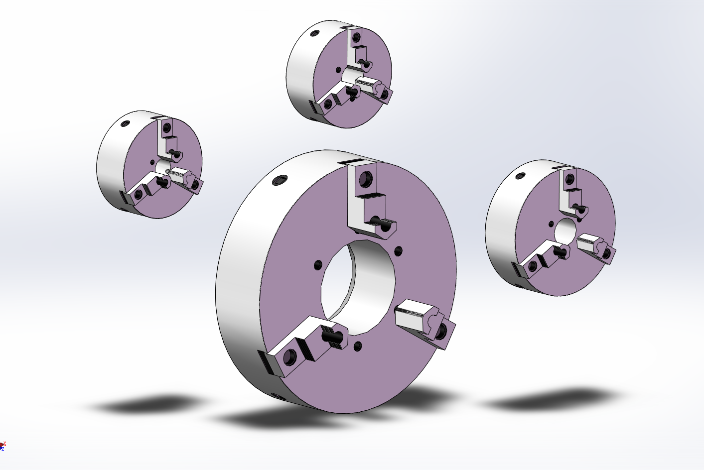 4款A1(A2)直装型三爪夹头