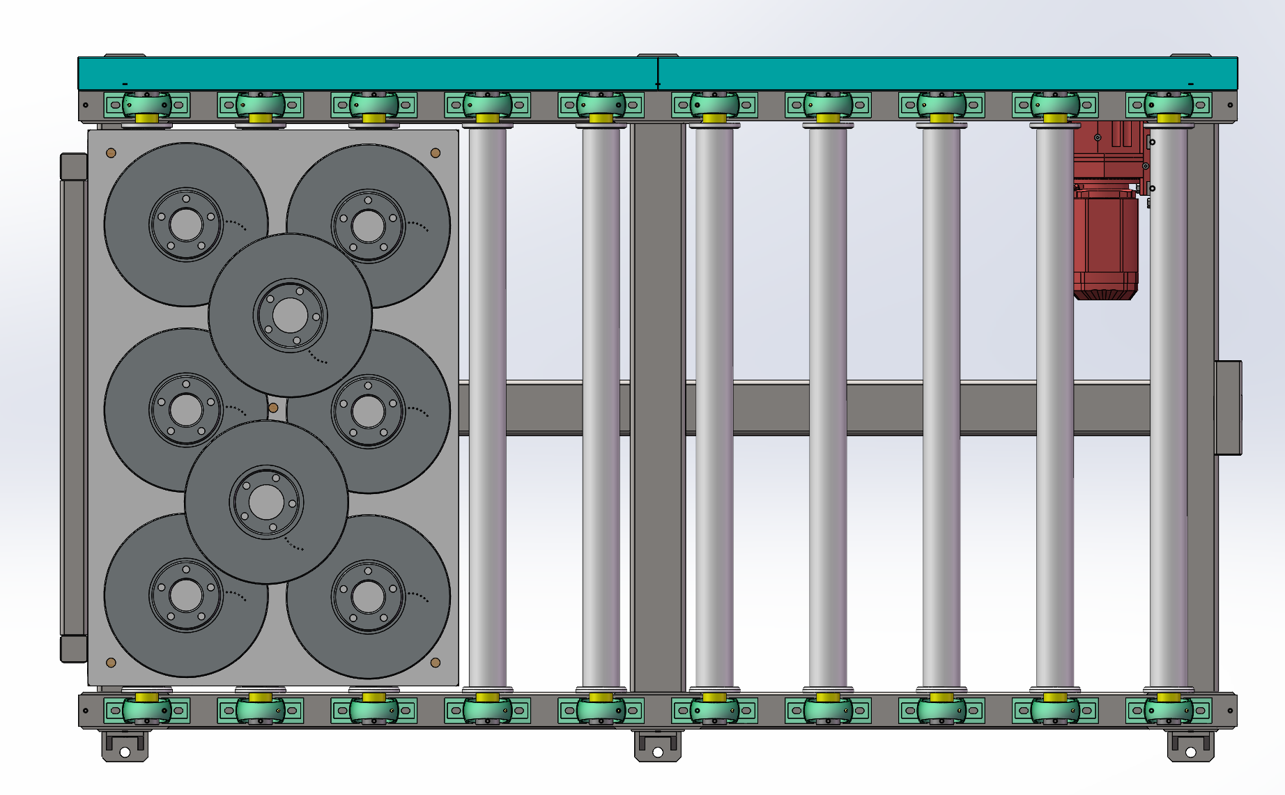 重载托盘辊道输送线