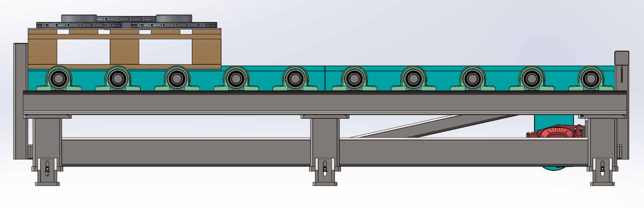 重载托盘辊道输送线