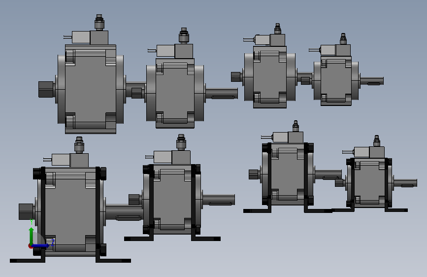CVRB系列带电磁阀摆动气缸 共8种规格MF709771