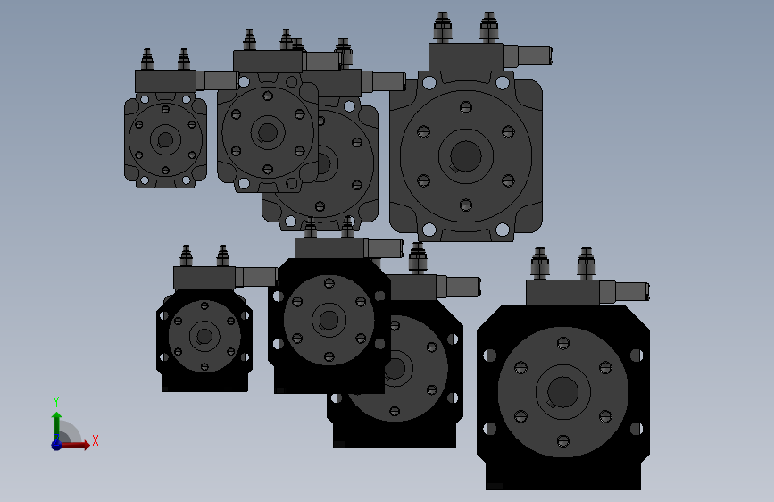 CVRB系列带电磁阀摆动气缸 共8种规格MF709771