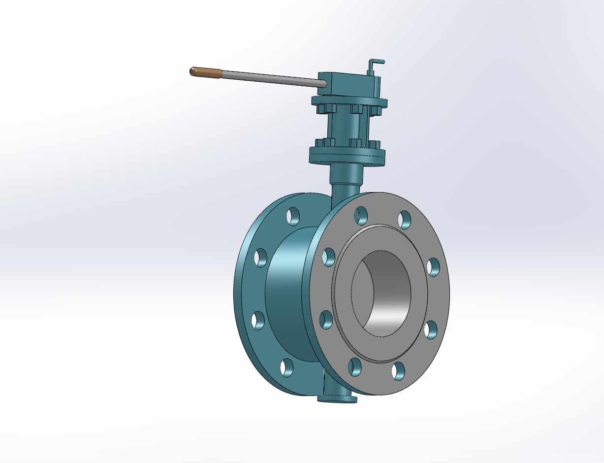 5款Dt43H(F)-25C.P.R.V蝶阀弹性金属硬密封系列手柄式