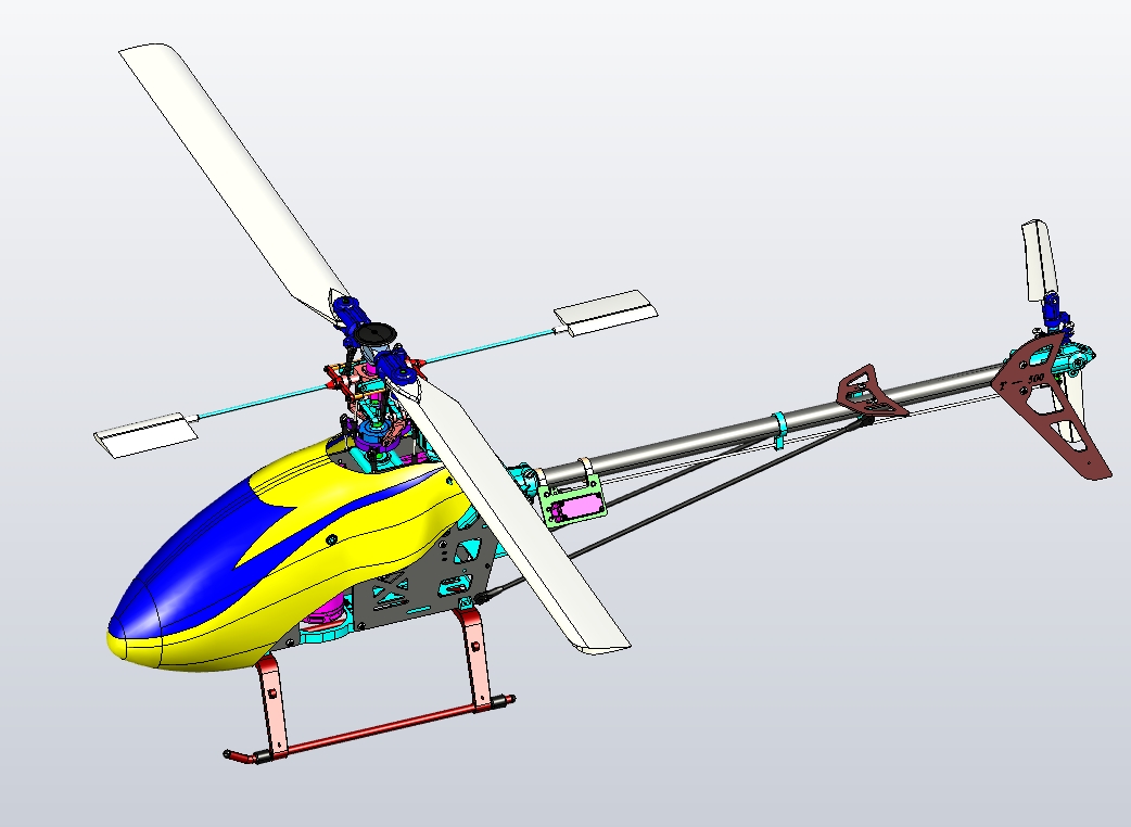 亚拓无人直升机皮传版MF1333385