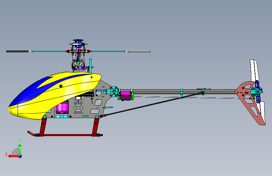 亚拓无人直升机皮传版MF1333385