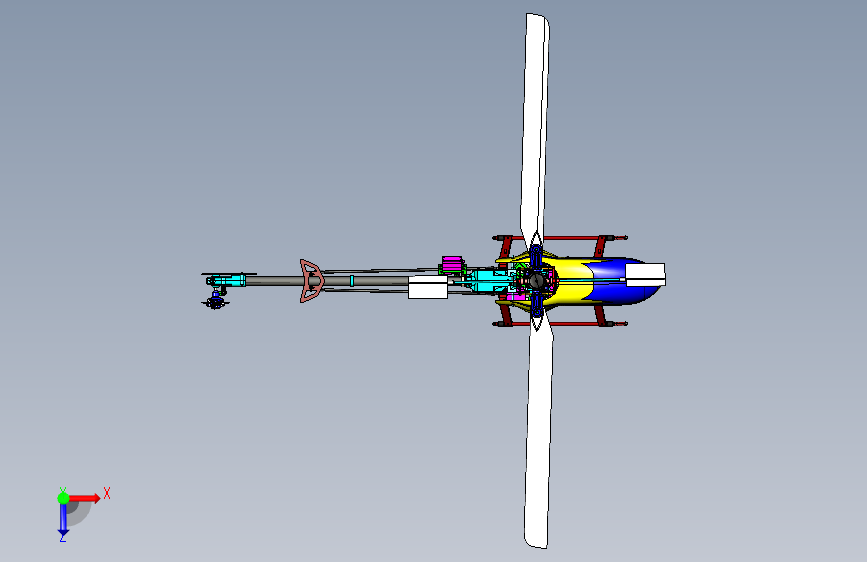 亚拓无人直升机皮传版MF1333385