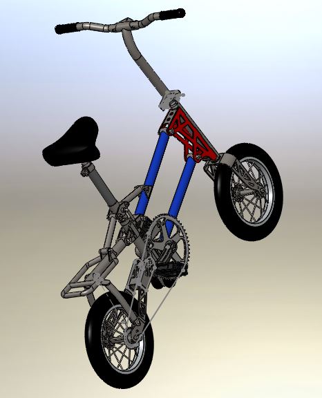 小自行车3D模型