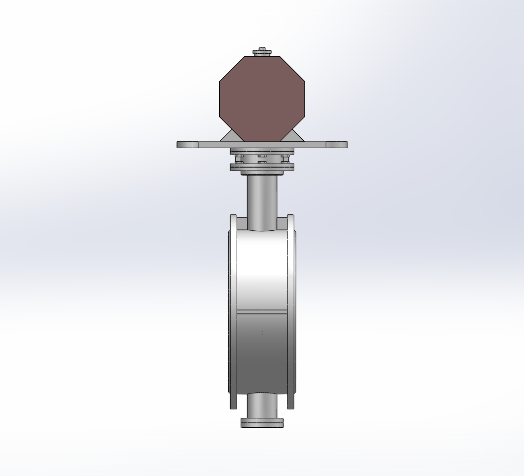 7款Dt643H(F)-16C.P.R.V-B蝶阀弹性金属硬密封系列法兰式