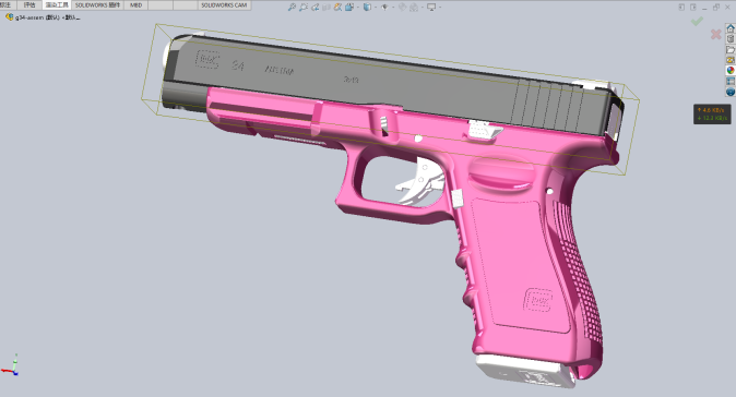 Glock_G34手枪模型