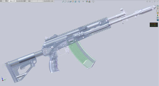 AK12步枪模型