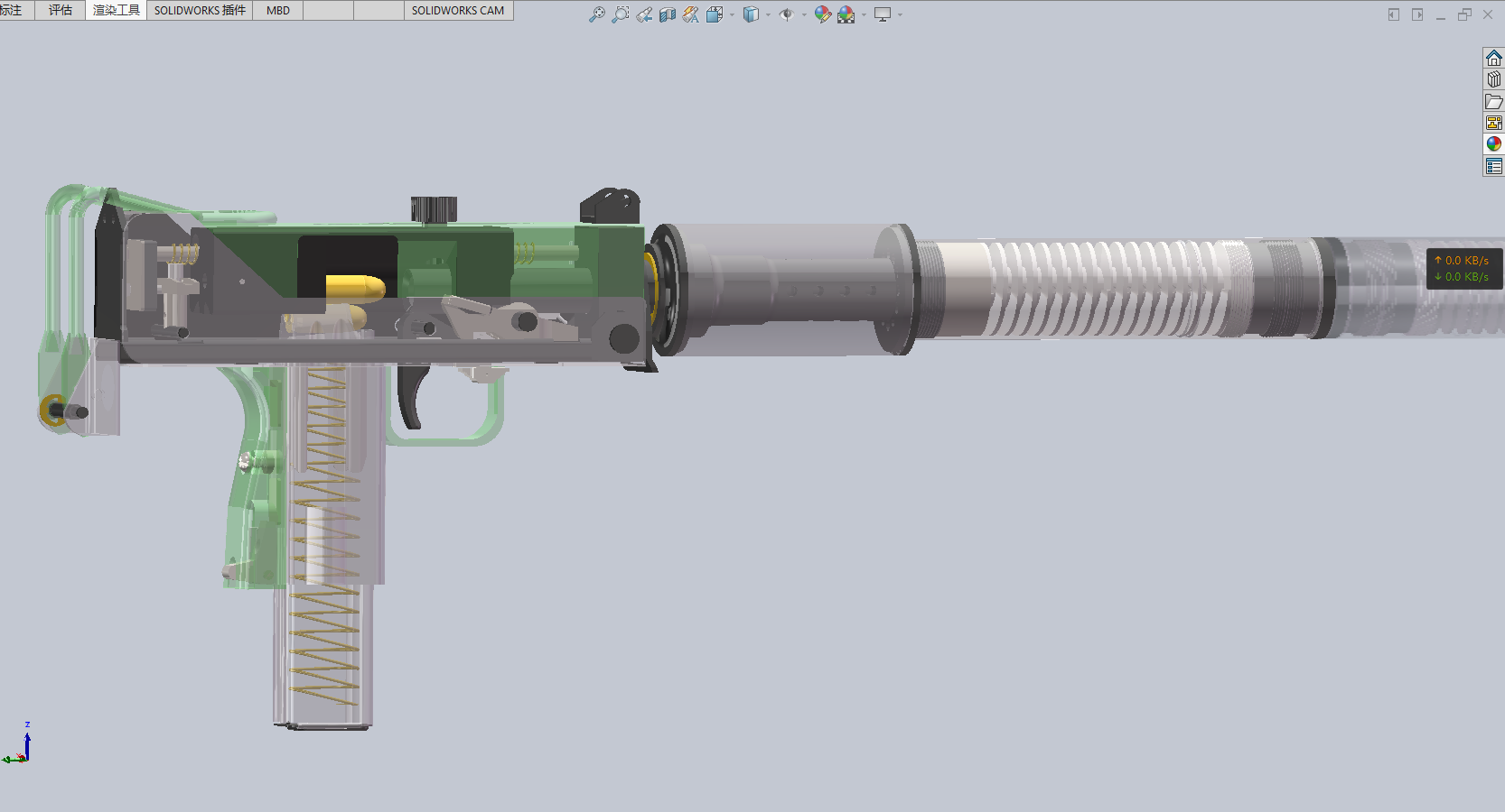 MAC 10 冲锋枪模型