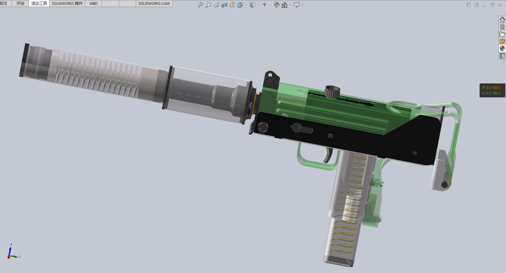 MAC 10 冲锋枪模型