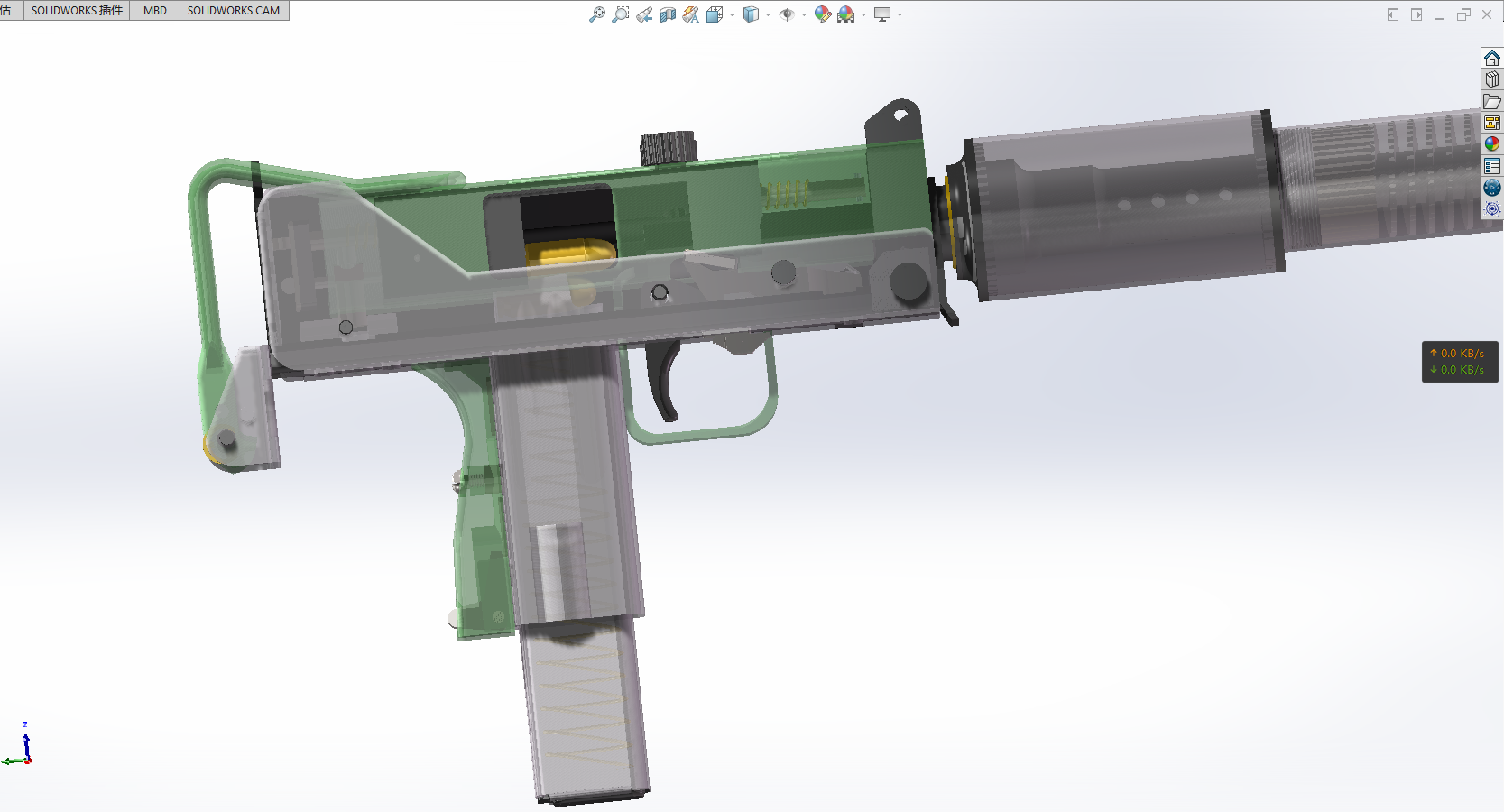 MAC 10 冲锋枪模型