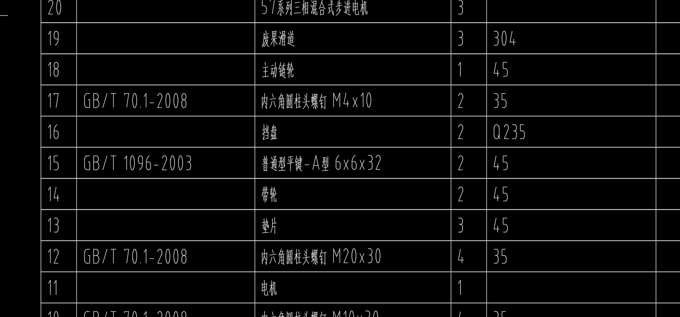 苹果输送打包机CAD