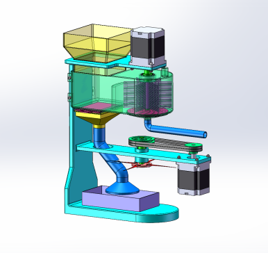 柠檬清洗切片机（SW+CAD+说明书）