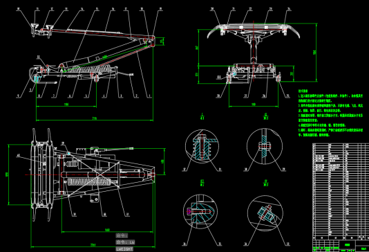 列车受电弓CAD