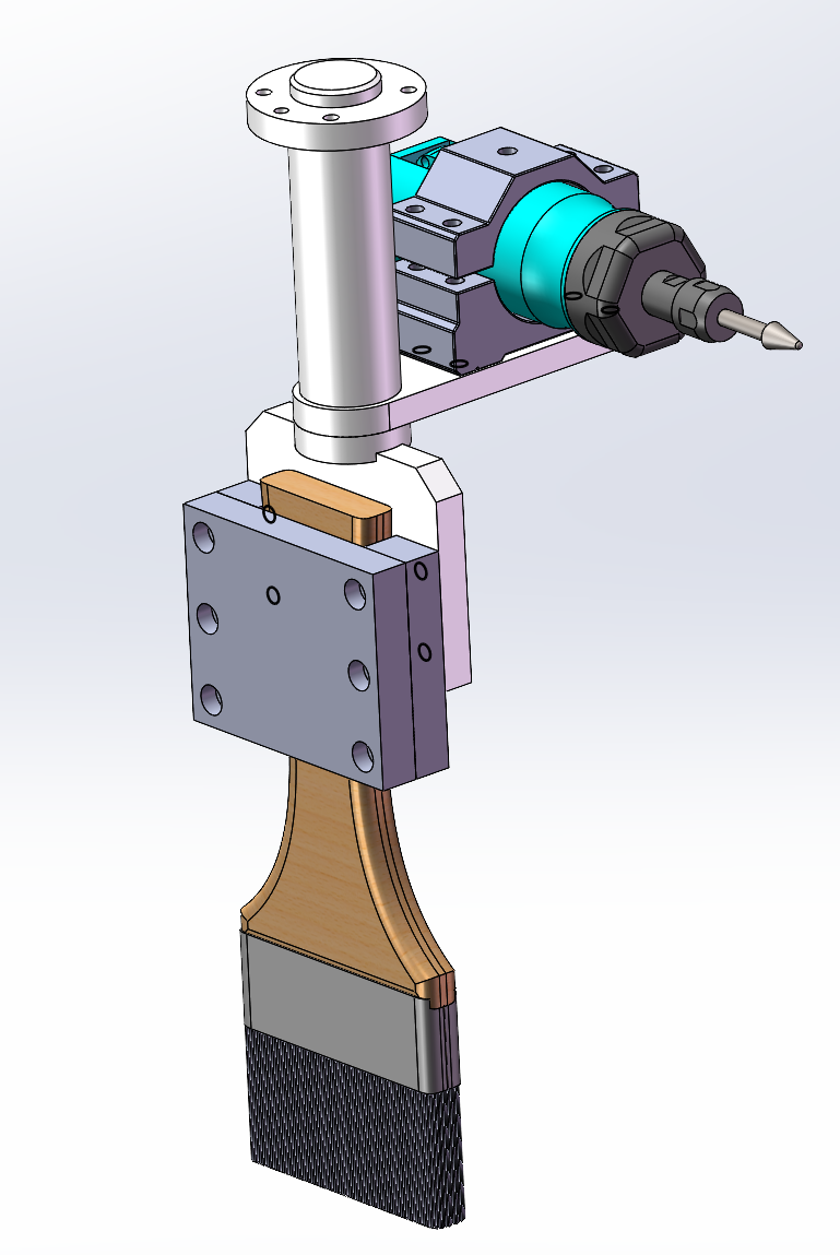 协作机器人缸体刷油与钻孔自动化项目