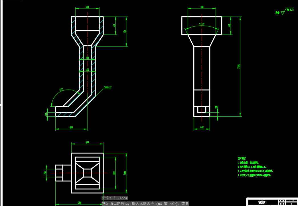 离心铸造机铸管机CAD