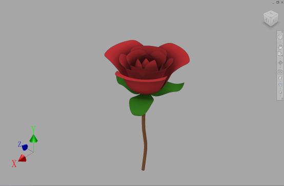 红玫瑰花