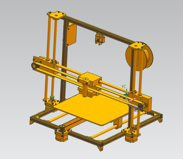 三轴3D打印机