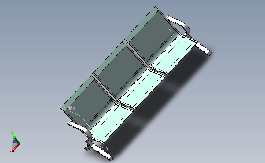 solidwork公共座椅--283648--10