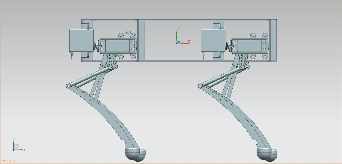 ug行走机器狗及运动