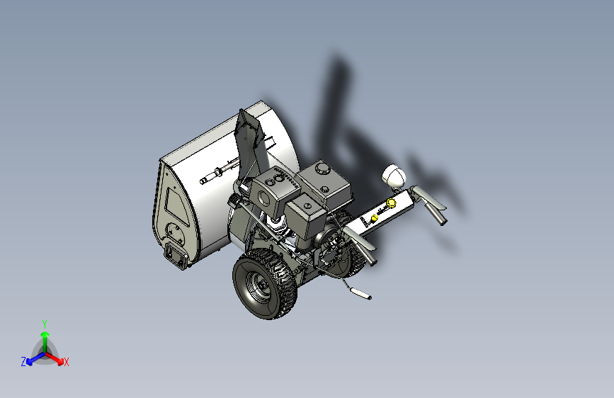 自动清雪机模型 3D模型