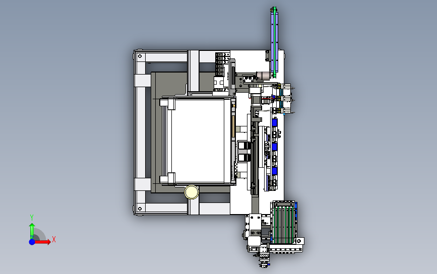 自动化电子检测设备 3D模型