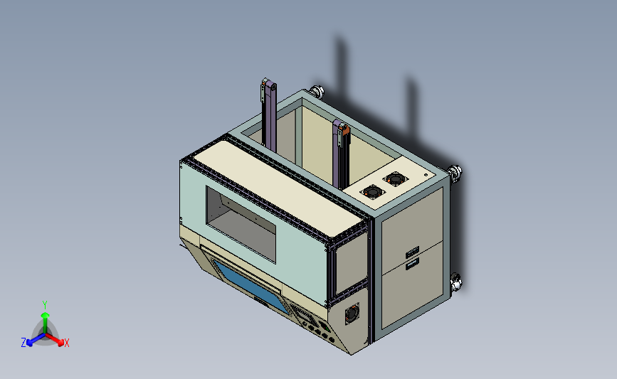 自动卷线机 3D模型