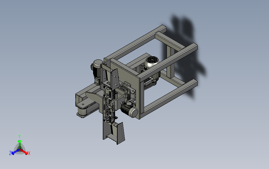 自动打磨机 3D模型