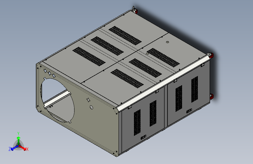 注塑机集中供料系统 3D模型