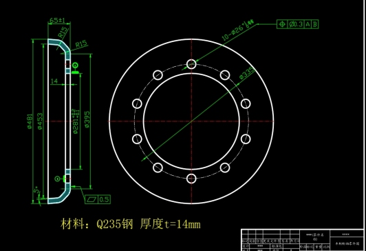 车轮轮福 --两套单工序+复合模模具设计