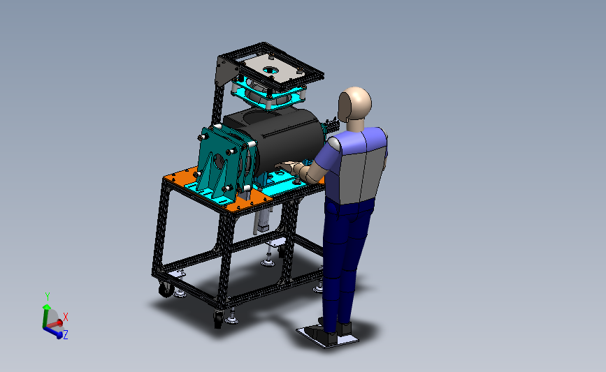 设备密封性试验机 3D模型