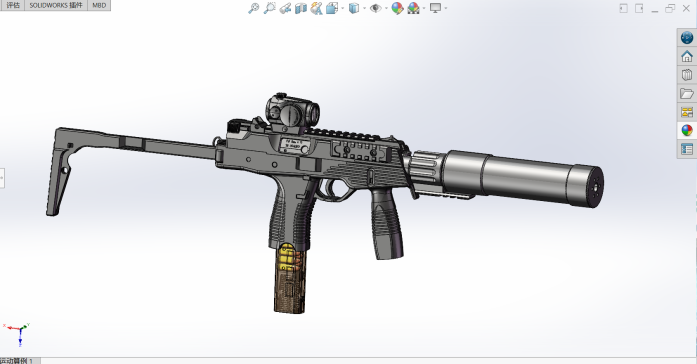 mp9冲锋枪模型