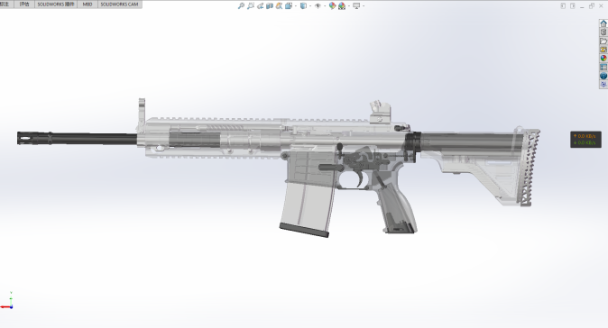HK 417步枪模型