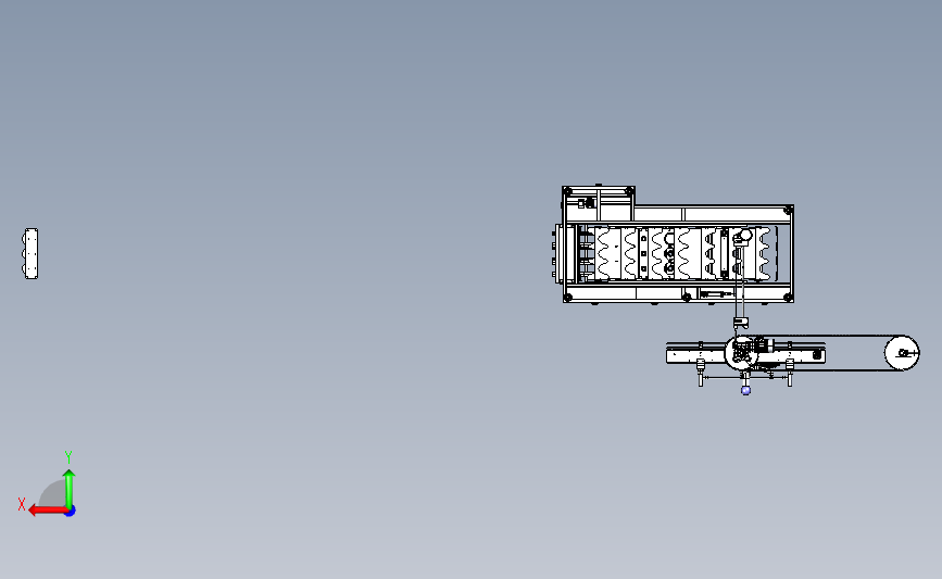酸奶灌装机 液体灌装机(大型非标设备) 3D模型
