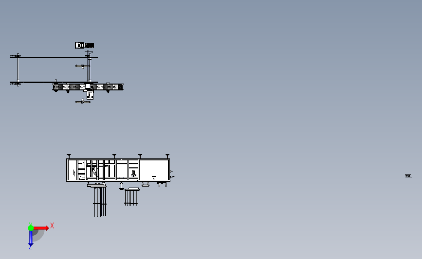 酸奶灌装机 液体灌装机(大型非标设备) 3D模型