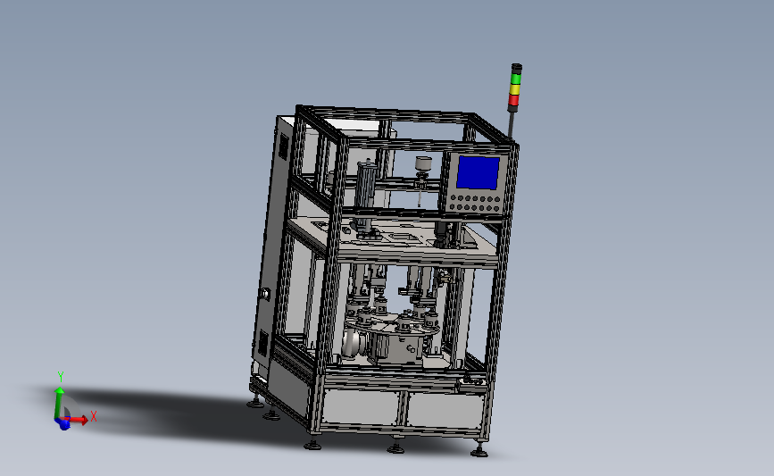 油泵分配器装配机（压装机） 3D模型