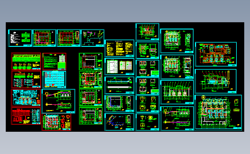 10T锅炉房设备施工图纸（全套） CAD图纸（AutoCAD-ZWCAD设计）