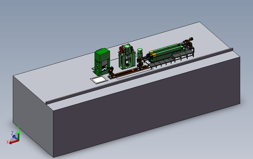 大型机器人装配流水线3D模型_SolidWorks设计