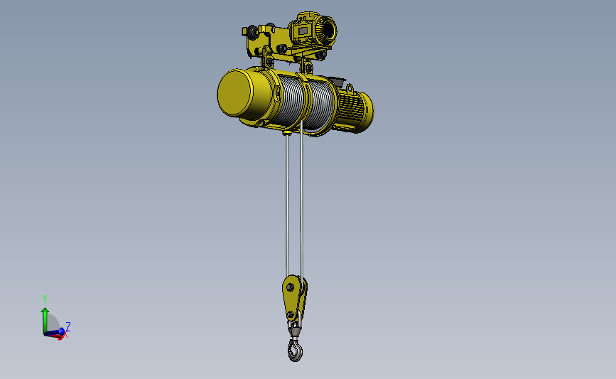 吊机 3D模型（SolidWorks设计）